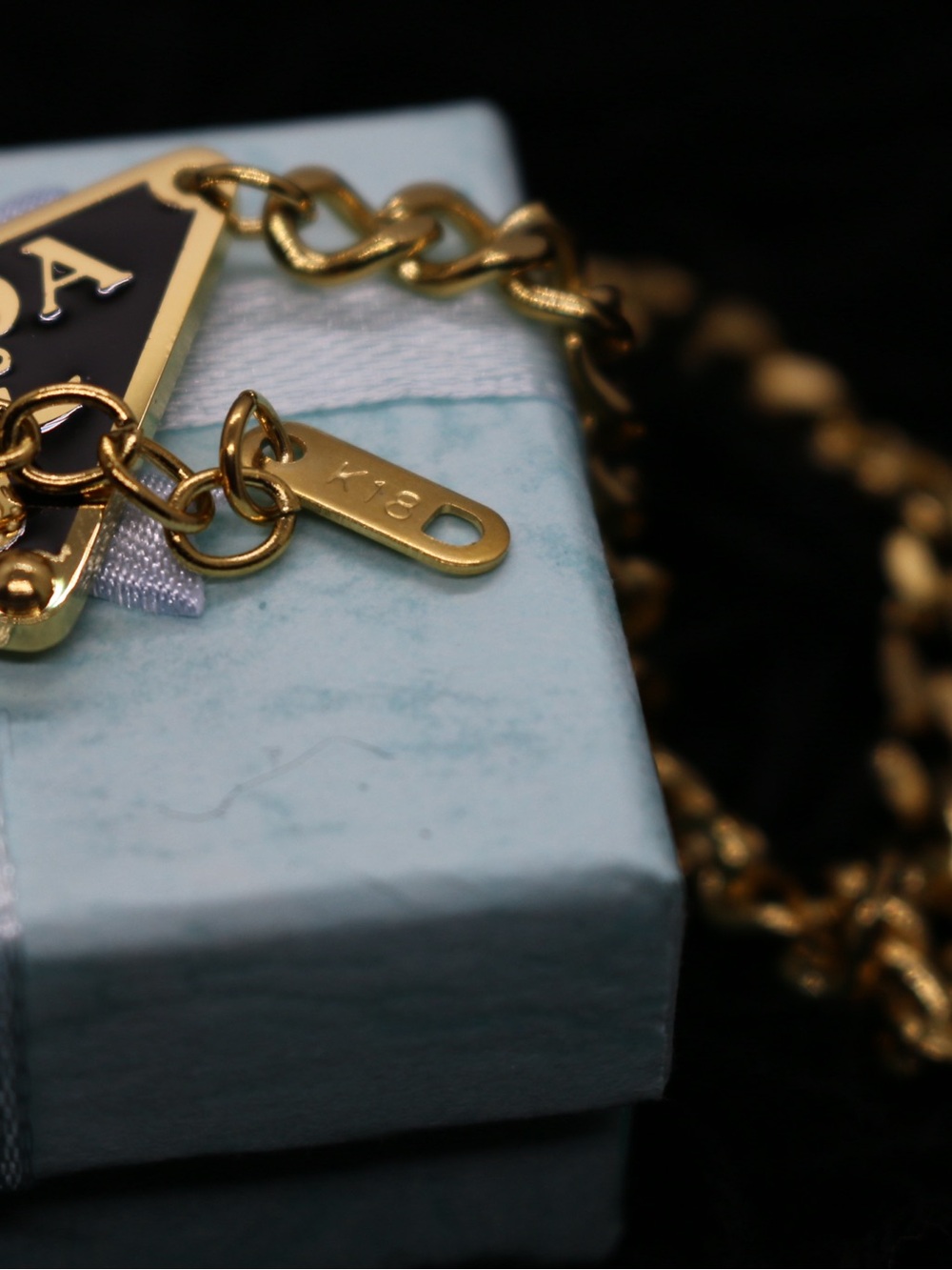 Prada Necklace Repurposed/stainless steel - Picture 2 of 4